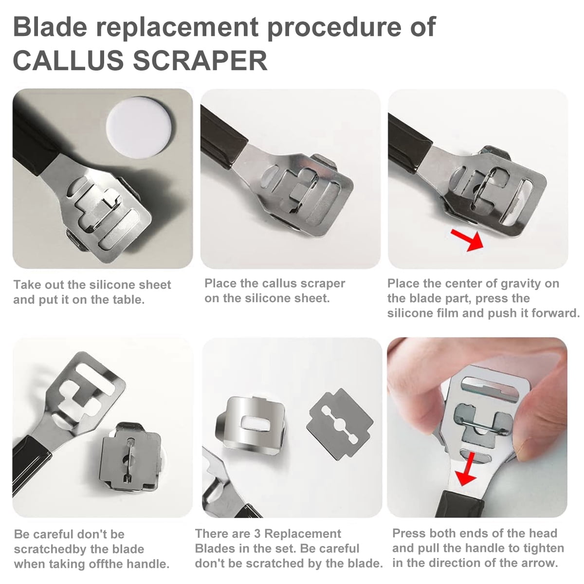 Rirool Electric Callus Remover Kit, 18-in-1 Pedicure Tool Set with 3 Roller Heads for Removing Cracked Heels and Dead Skin,White - Image 7