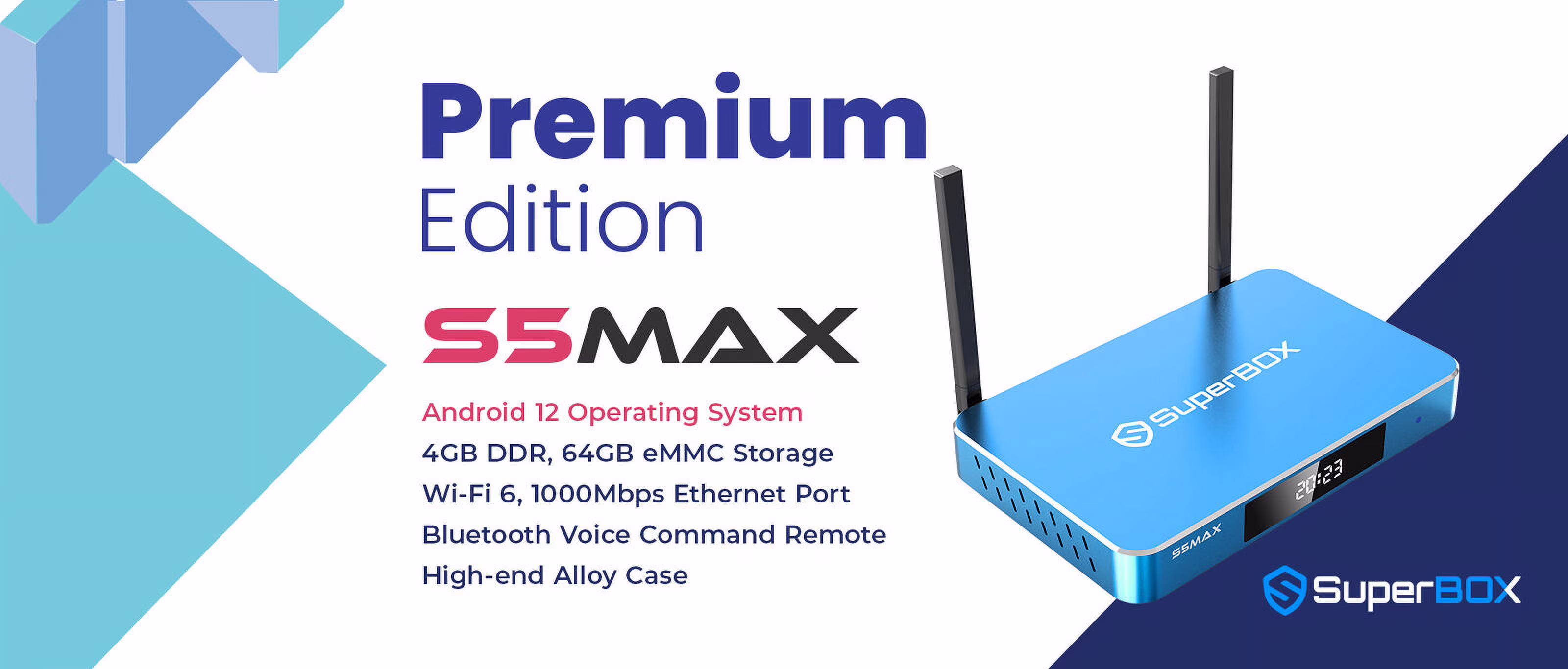 SuperBox S5 Max 2024 Version Smart TV Box - 6K Ultra HD with 4GB RAM and 64GB ROM - Image 2