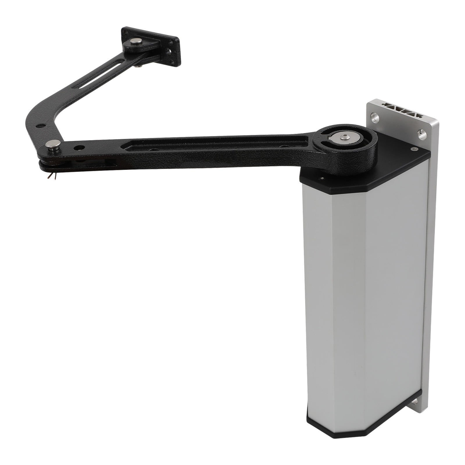 Modern Automatic Swing Gate Silver Electric Door Operator Closer Mechanism w/Remotes for Supermarkets - Image 3