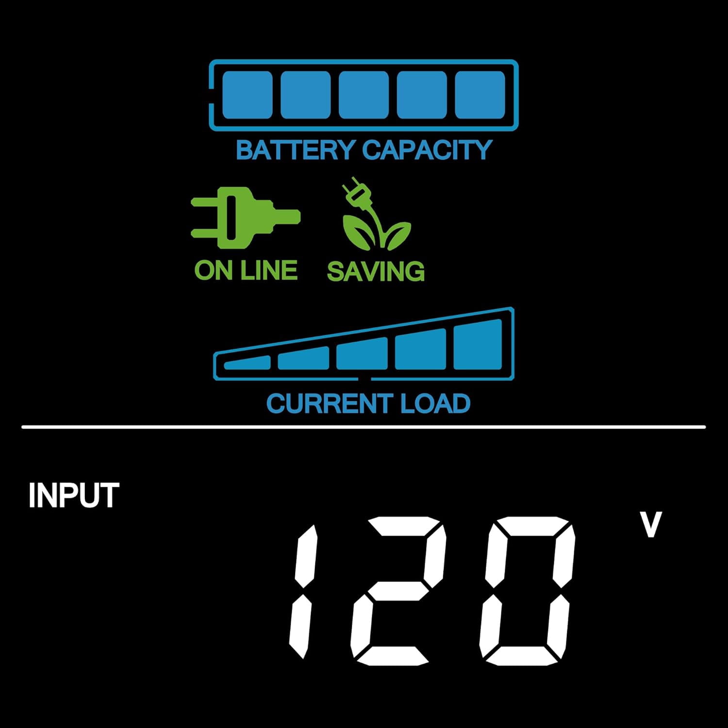 CyberPower CP1500PFCLCD 1500VA/1000W Pure Sine Wave UPS Battery Backup, PFC Compatible, 12 Outlets, AVR Mini Tower - Image 5