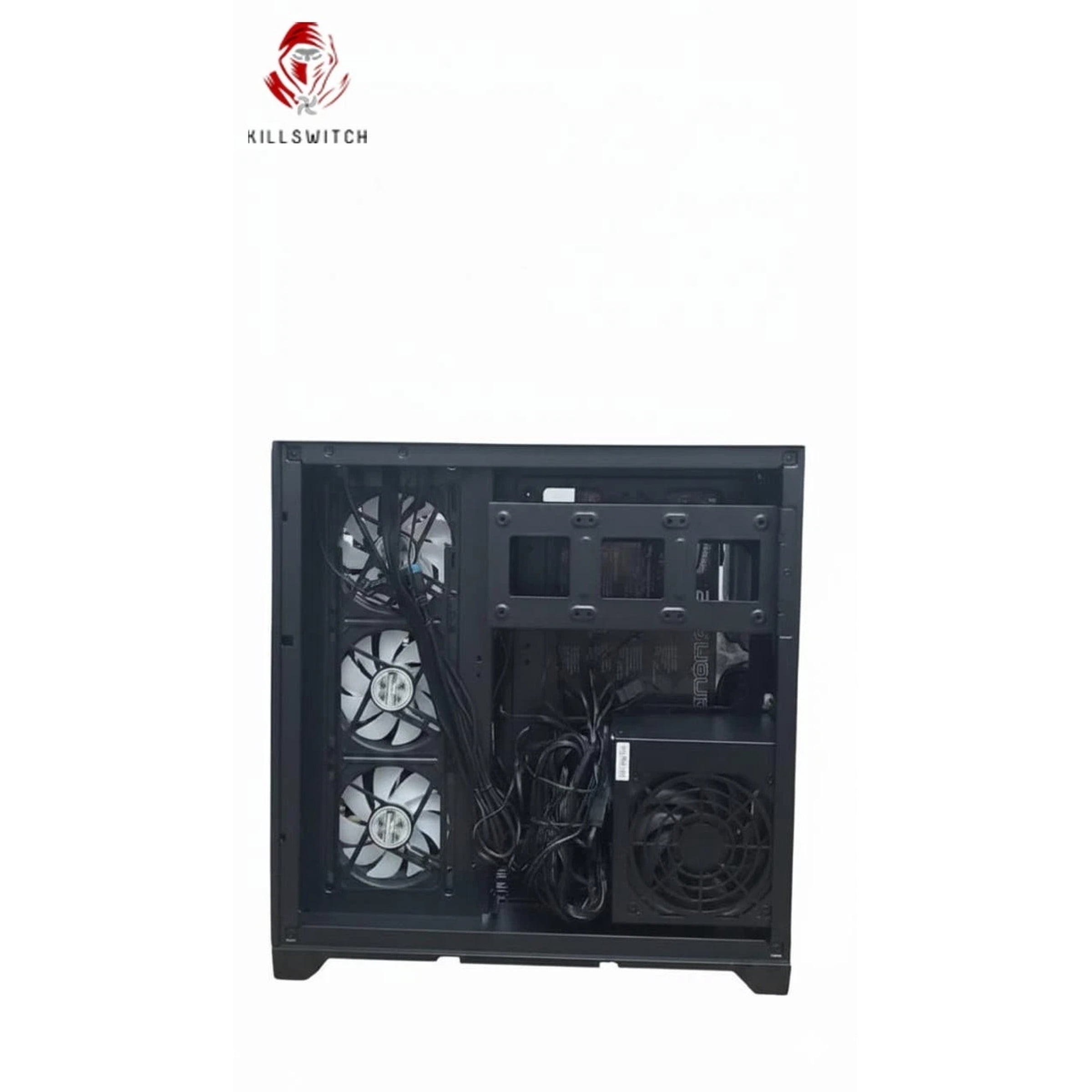 KILLSWTICH - KS MXJ PLUS - ATX/MATX/ITX GAMING PC CASE w/ SCREEN, PSU & 4 FANS - Image 9