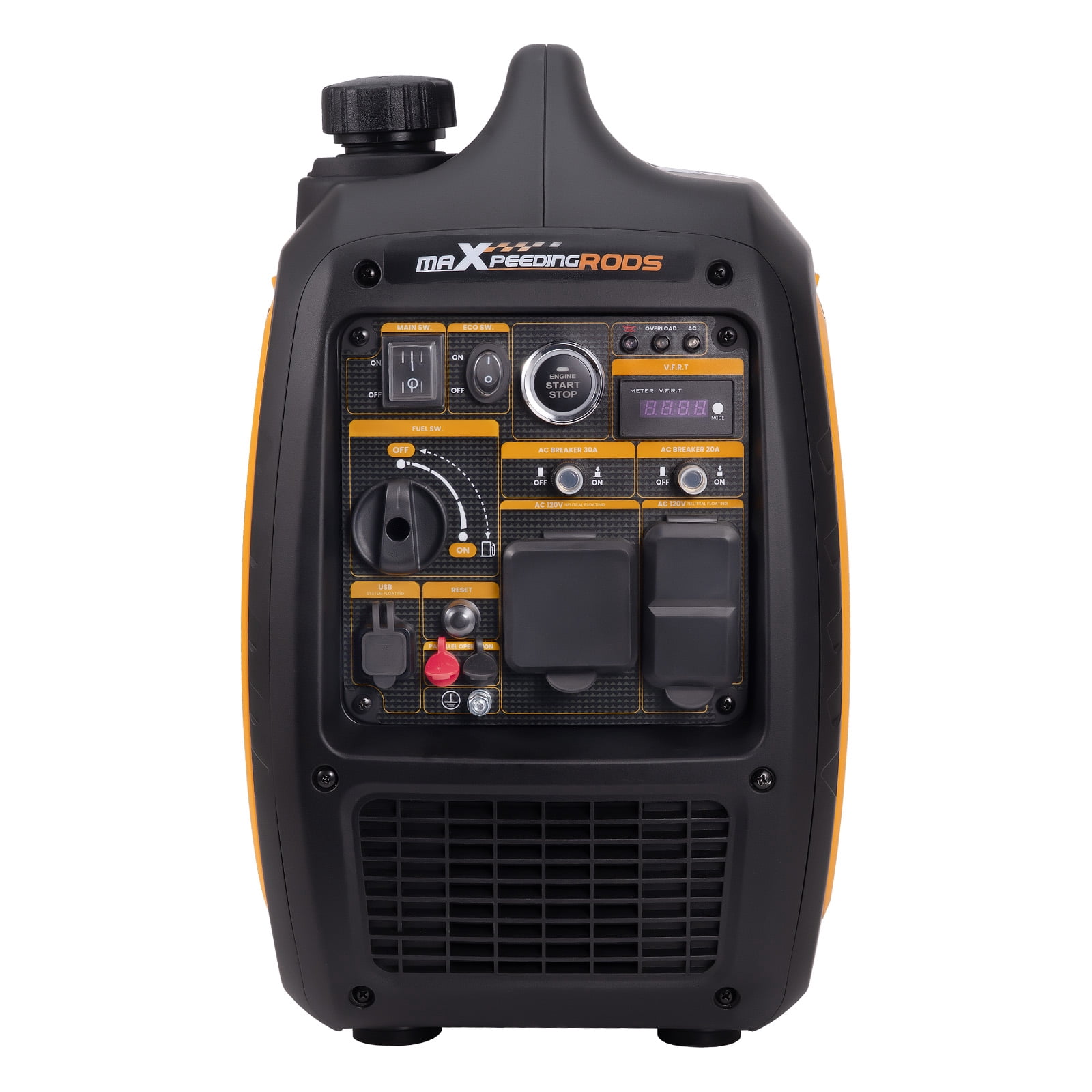 5KW Portable Inverter Generator, 3800W Running/5000W Peak, Gasoline 4-Stroke OHV Engine, Remote/Electric/Recoil Start, Quiet Power for RV Camping & Home Emergency, SKU 05205860 - Image 4