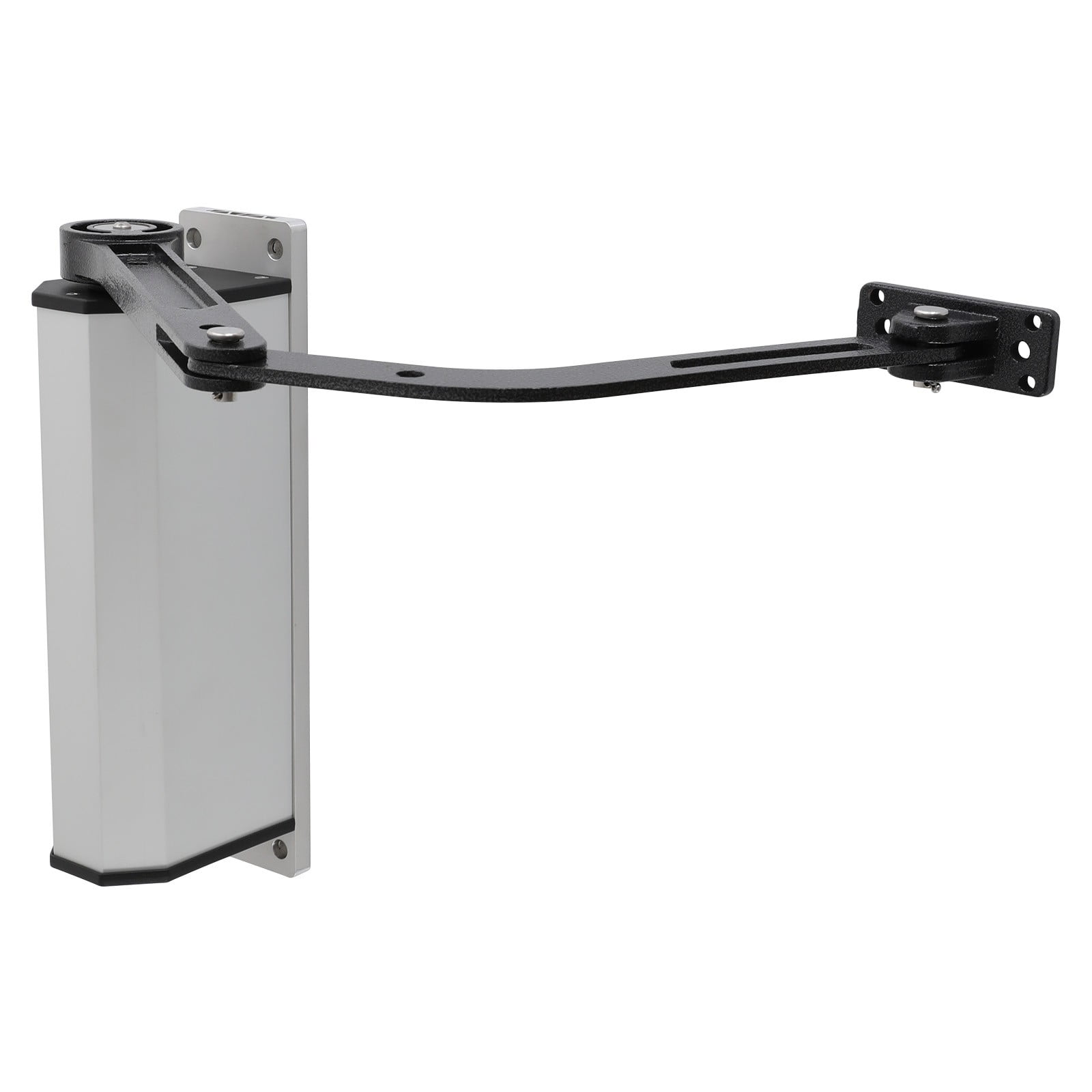 Modern Automatic Swing Gate Silver Electric Door Operator Closer Mechanism w/Remotes for Supermarkets - Image 10