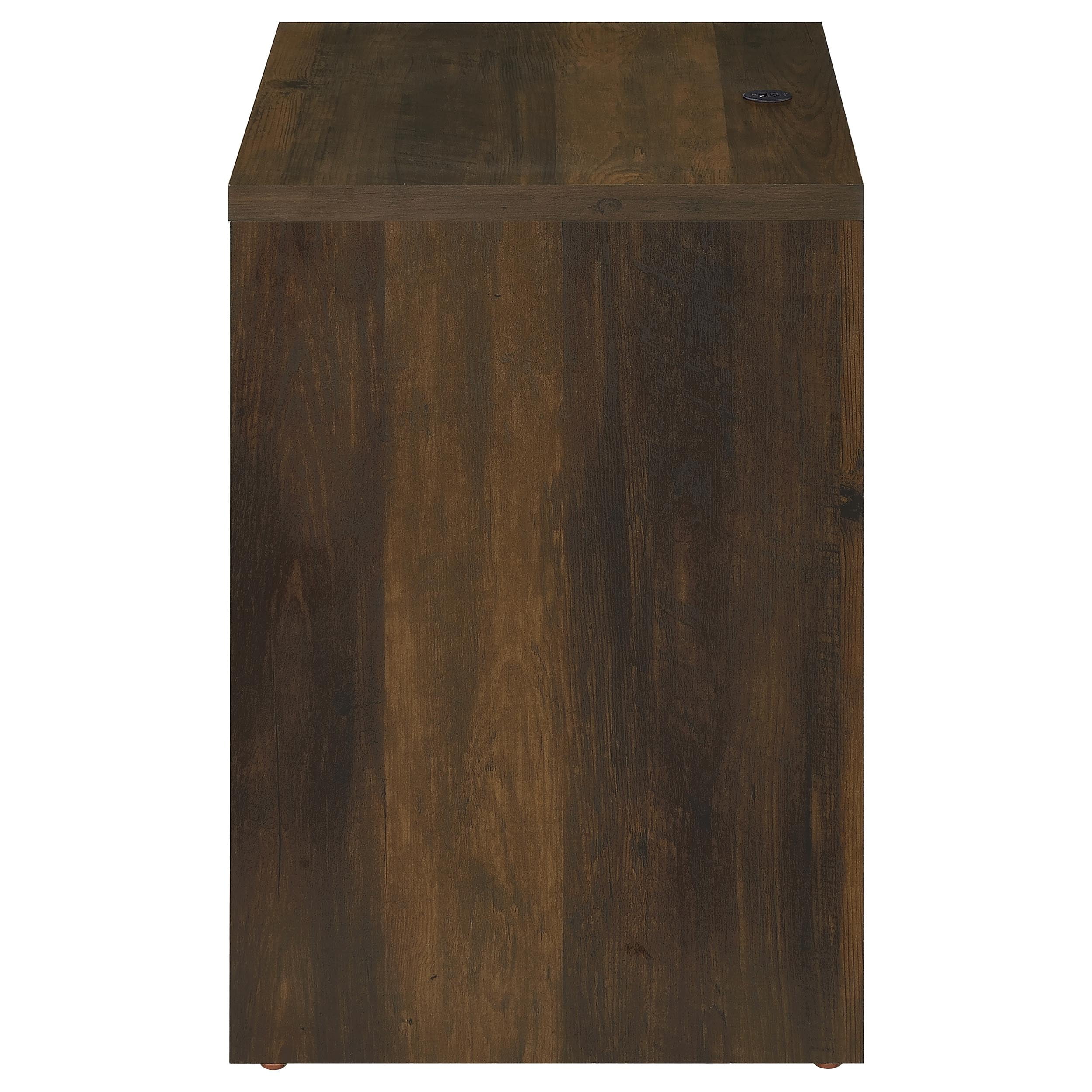 Geary Dark Pine 2-Drawer Nightstand with LED Motion Sensor Light & Dual USB-A/C Ports | Engineered Wood | 23.5" H x 19.75" W | Bedroom Furniture - Image 6