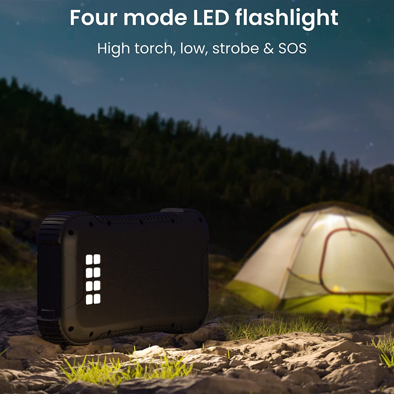 Rugged Waterproof Power Bank 30000mAh 45W USB-C Portable Charger for Outdoor Camping Laptop - Image 5
