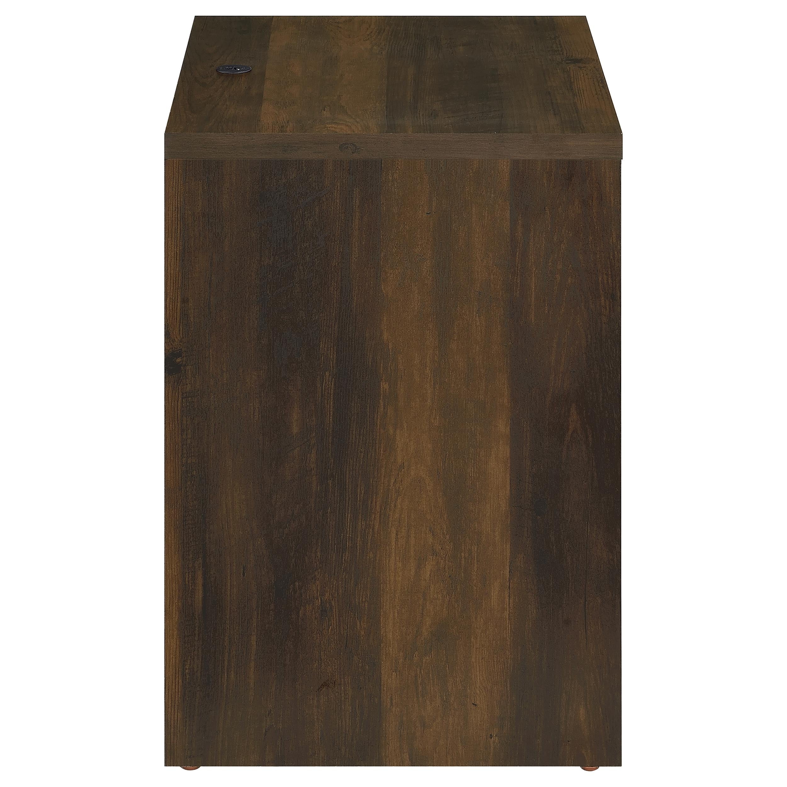 Geary Dark Pine 2-Drawer Nightstand with LED Motion Sensor Light & Dual USB-A/C Ports | Engineered Wood | 23.5" H x 19.75" W | Bedroom Furniture - Image 10