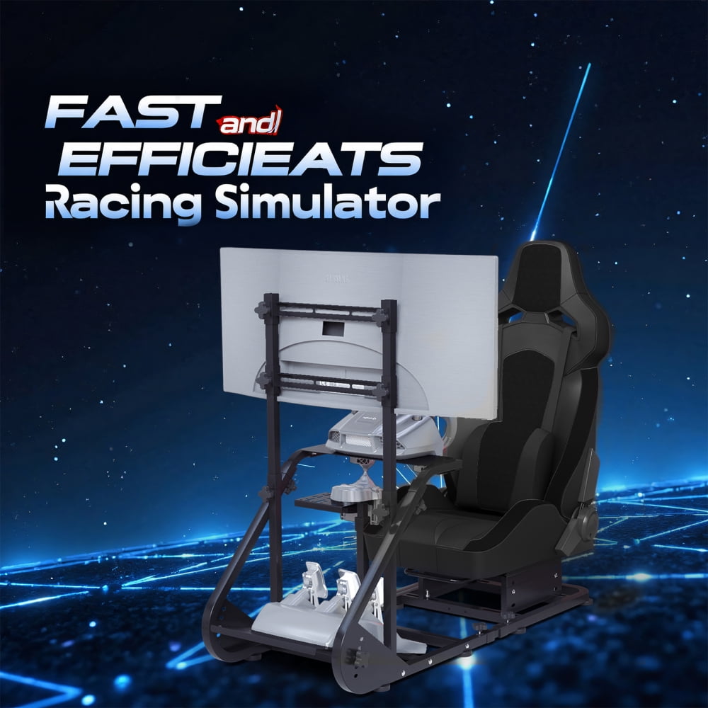 Enhanced Racing Wheel Cockpit for Fanatec, PXN, Thrustmaster, Logitech Simulators, Excluding Handbrake and Pedals - Image 6