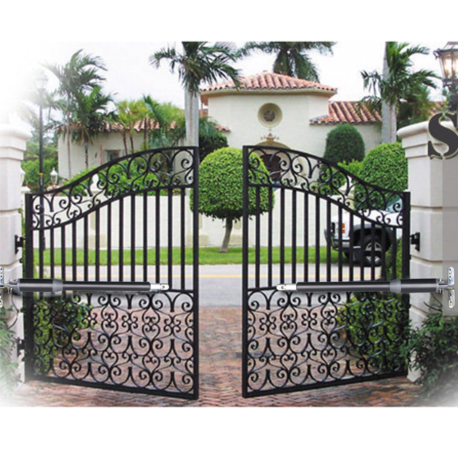 Electric Automatic Arm Dual Swing Gate Opener Heavy Duty Kit Remote Control 110V 200rpm 650lbs Capacity for All Types Of Residential Gates - Image 2