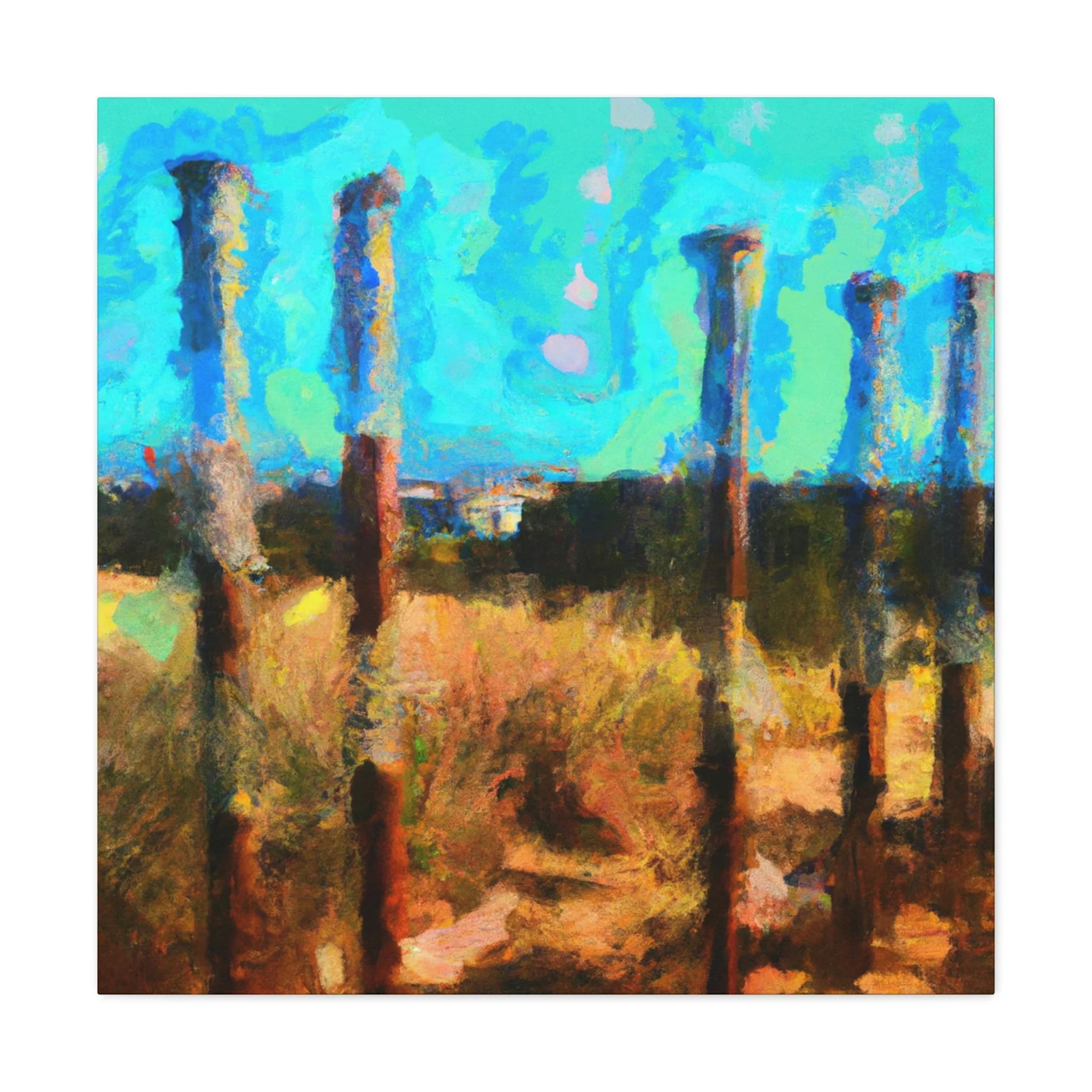 The Verdant Hills of Summer - Canvas