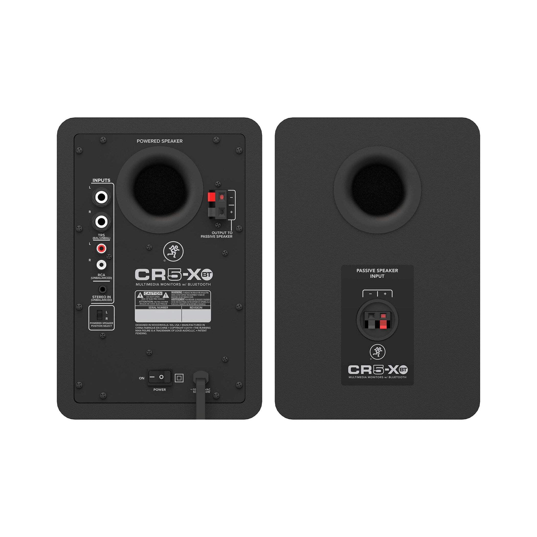 Mackie CR5-XBT 5" Active 80W Bluetooth Multimedia Studio Monitors, Pair - Image 3