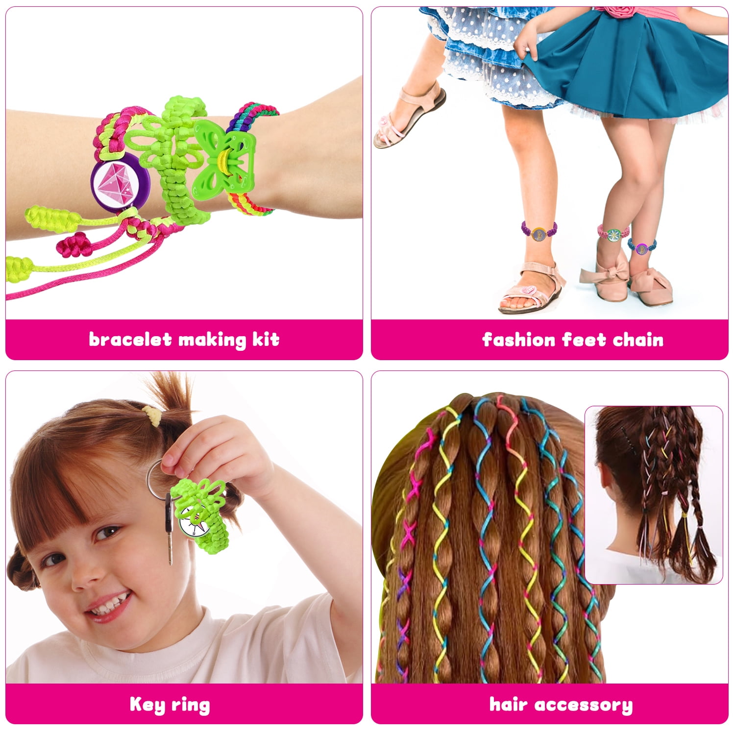 Rirool Friendship Bracelet Making Kit for Girls 8-12 - DIY Jewelry Craft Set, Resilient Friendship Bracelet Toy, Birthday Gift for Girls - Image 8