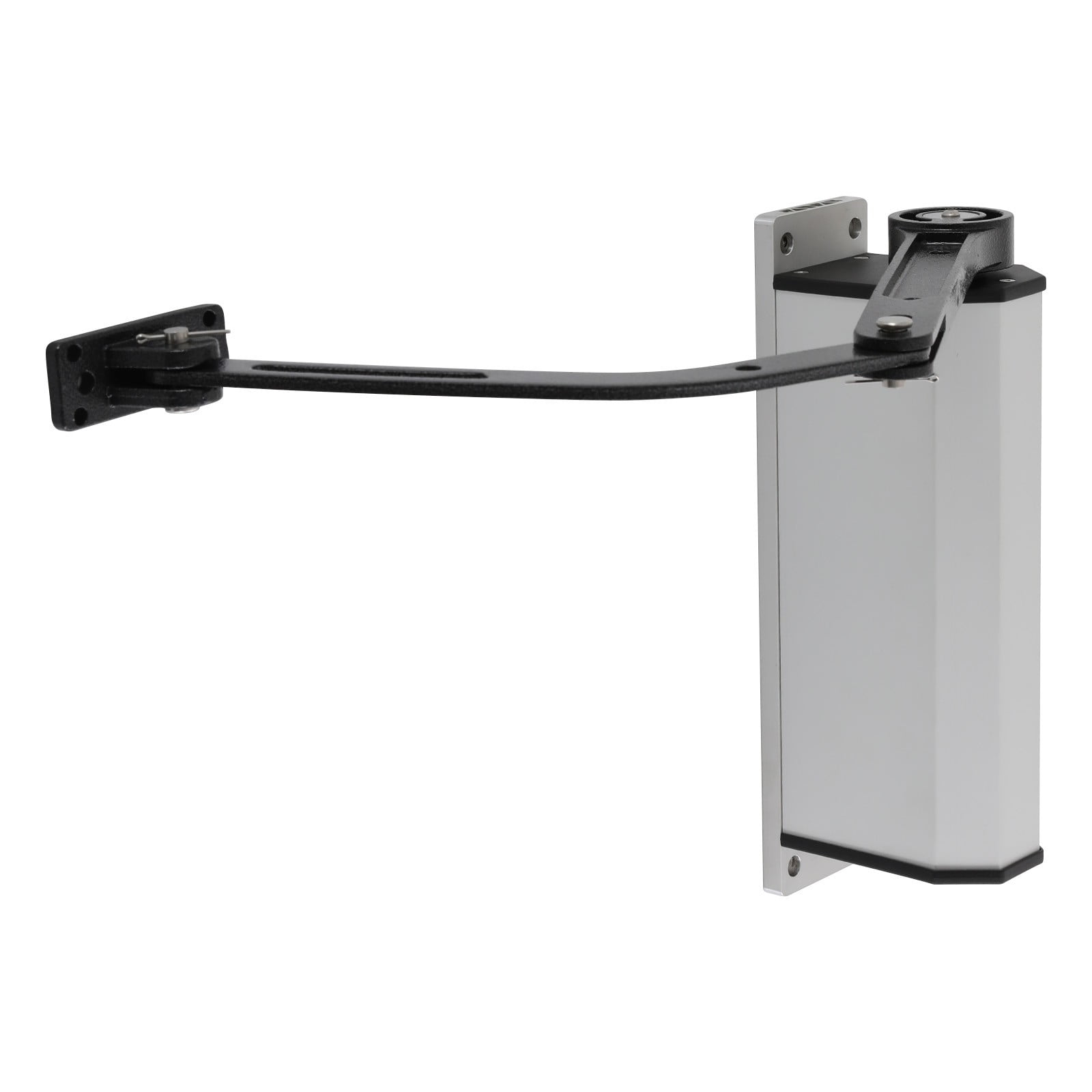 Modern Automatic Swing Gate Silver Electric Door Operator Closer Mechanism w/Remotes for Supermarkets - Image 9