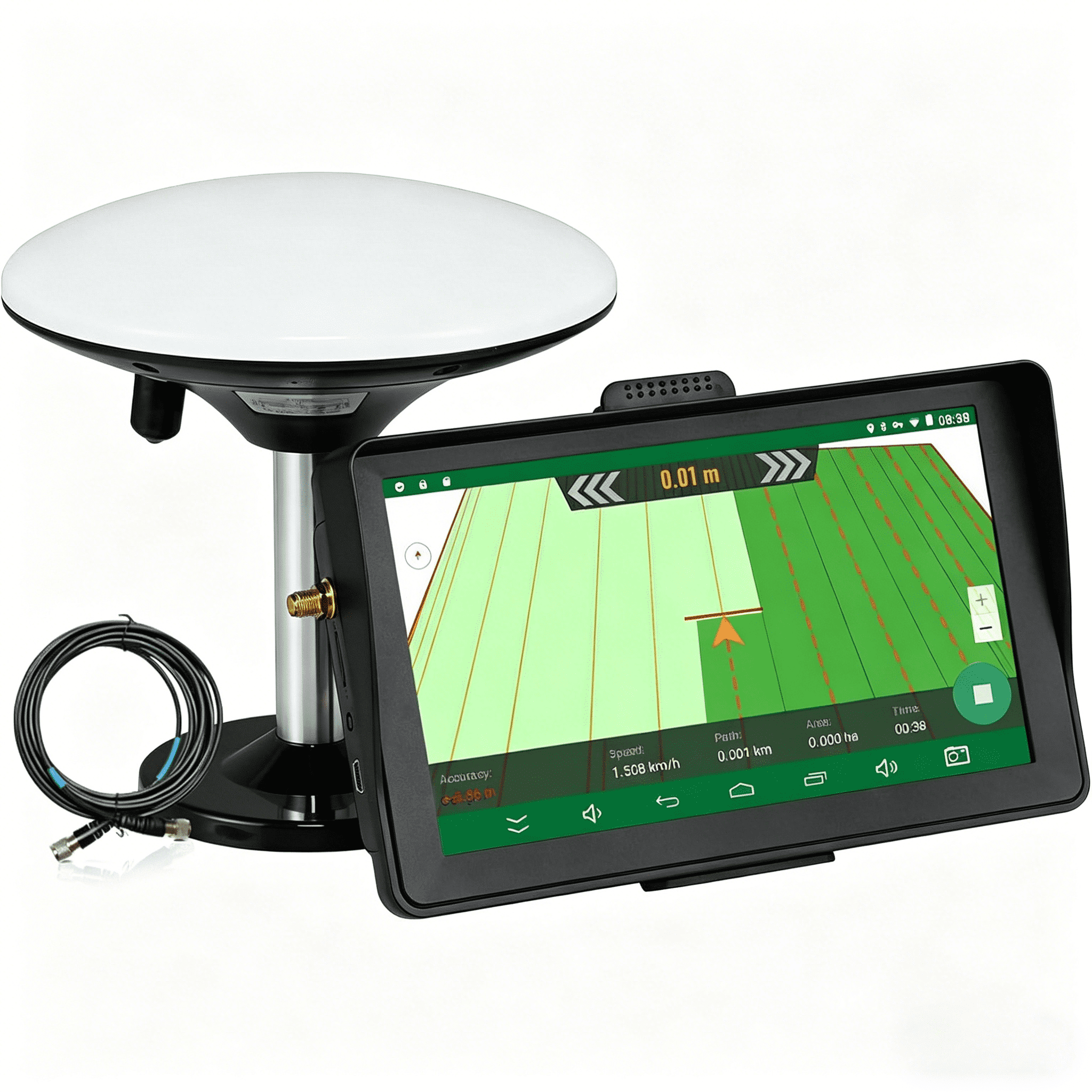 Agricultural tractor, harvester navigation 7-inch automatic driving GPS suitable for sowing, weeding and spraying pesticides