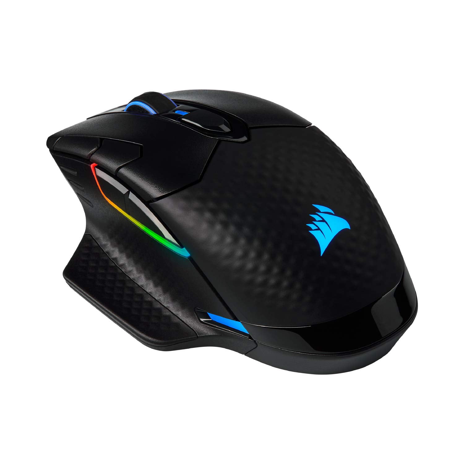 Dark Core Rgb Pro Wireless/wired Fps Moba Gaming Mouse - 18 000 Dpi Fast Response Time 8 Side Buttons Dynamic Multi-color Backlighting Black