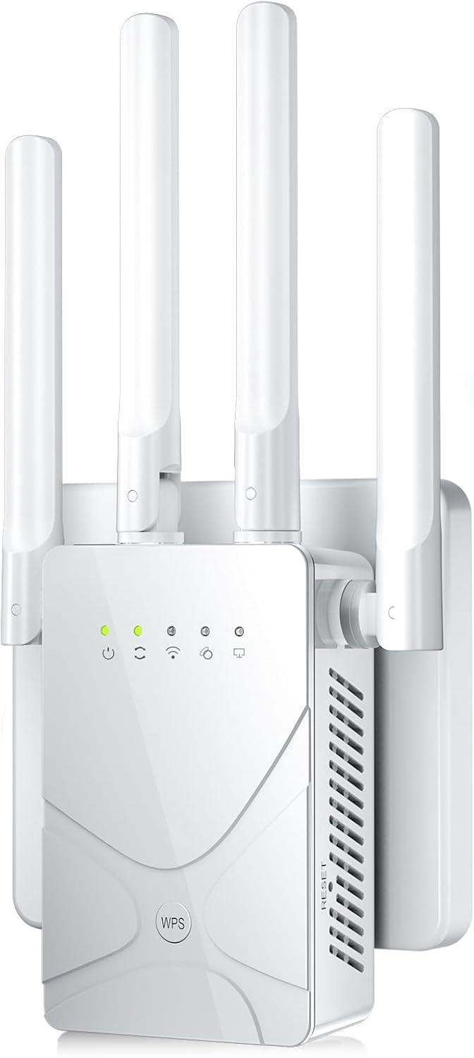 2026 Fastest WiFi Extender, WiFi Repeater, WiFi Booster, Covers Up to 15k Sq.ft and 68 Devices, Internet Booster - with Ethernet Port, Easy Setup, Home Wireless Signal Booster
